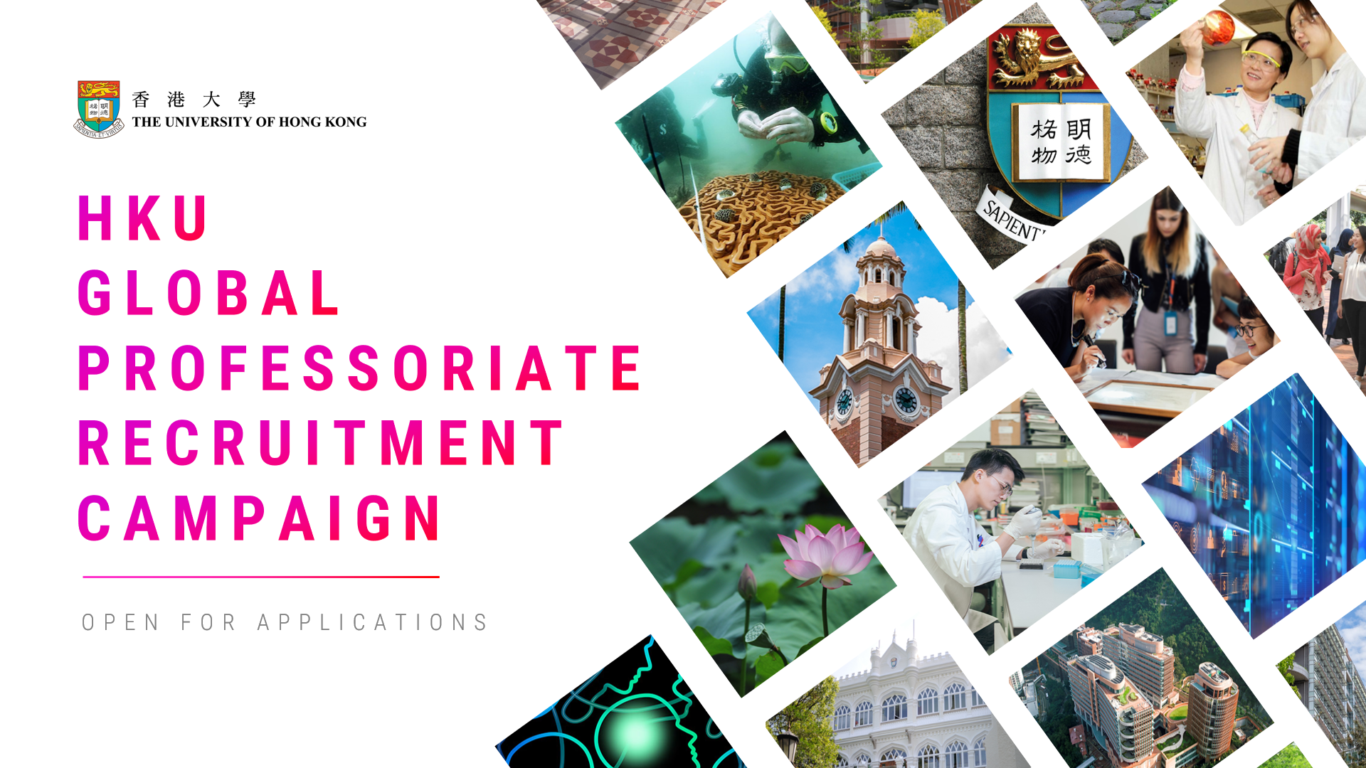 HKU Global Professoriate Recruitment Campaign